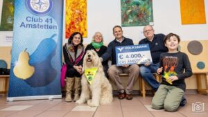 Mehr über den Artikel erfahren Club 41 & Therapiehund Mali